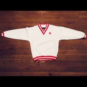 VTG SATURN SWEATSHIRT BY SWINGSTER WHITE